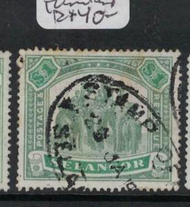 Malaya Selangor Elephant SG 61 Fiscally Used VFU (4dra) 