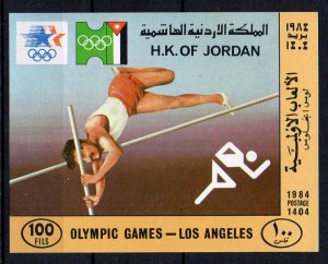 JORDAN - MINIATURE-SHEET - LOS-ANGELES OLYMPIC GAMES - 1984 -