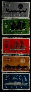 Norway 382-86 MNH Ships SCV14.50