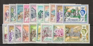 Bermuda Sc #175-191 set of 19  OG VF