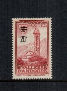 Andorra  64 MH $18.50 french 222