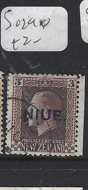 NIUE   (PP0310B) ON NZ  KGV  3D  SG  29   VFU