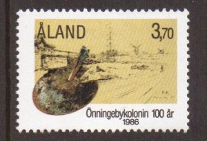 Aland islands #25  MNH  1986  Onnigeby artist colony