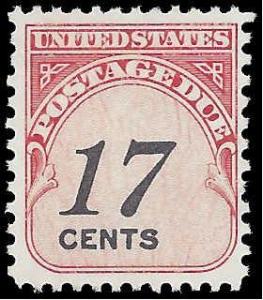 Scott J104 17c US Postage Due 1985 Mint NH