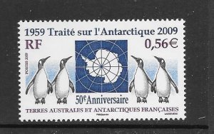 PENGUINS - FRENCH SOUTHERN ANTARCTIC TERRITORY #421 MNH