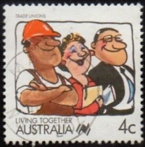 Australia 1988 SG1114 4c Trade Unions FU