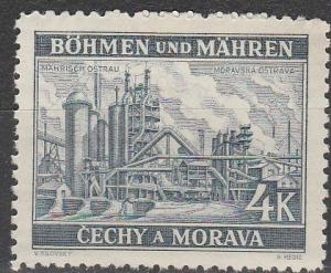 Czechoslovakia Bohemia & Moravia #36 MNH