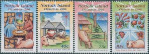 Norfolk Island 1996 SG628-631 Christmas set MNH