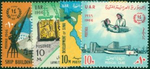 EGYPT 698-701 MNH BIN $2.00