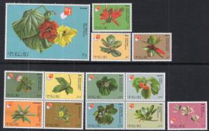 Palau 414-421 Flowers MNH VF