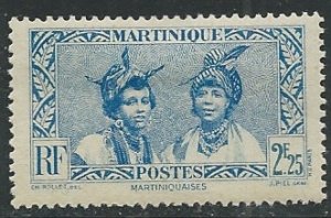 Martinique |  Scott # 167 - MH