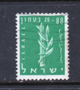 Israel  Scott # 124 used single