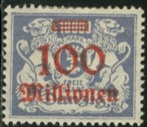 DANZIG, SC#153, UNUSED MINT HINGED  - 1923 - DANZIG009DST9