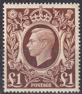 Great Britain #275 F-VF Unused  CV $25.00 (Z7945)