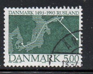 Denmark Sc 985 1993  Danish Russian Relations stamp used