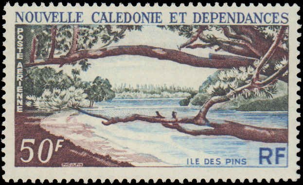 New Caledonia  #C35, Complete Set, 1964, Trees, Never Hinged