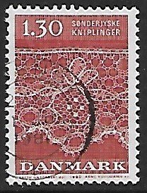 Danmark # 676 - Tonder Lace Pattern - used.....(Dk8)