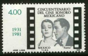 MEXICO 1258, 50th Anniversary of Sound Movies MINT, NH. F-VF.