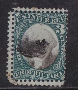 U.S. # RB 3, 3c Proprietary stamp