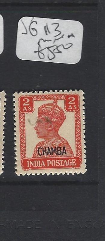 INDIA  CHAMBA  P1306B)  KGVI 2A  SG 113      MNH