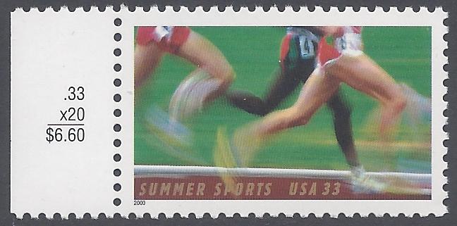 #3397 33c Summer Sports  2000 Mint NH