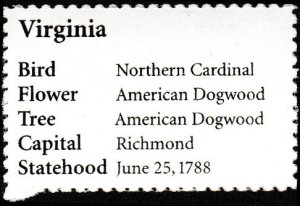 # 3741 MINT NEVER HINGED ( MNH ) VIRGINIA