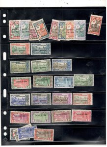 FRENCH GUYANA COLLECTION ON STOCK SHEET MINT/USED