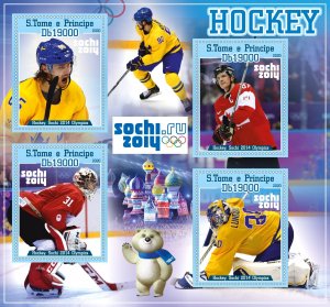 Stamps. Sports. Ice Hockey Olympic Games 2020 year 1+1 sheets perforated