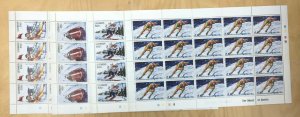 Uganda 1997 - WINTER OLYMPICS '98 - Set of 4 Sheets of 20 (Scott #1500-3) - MNH