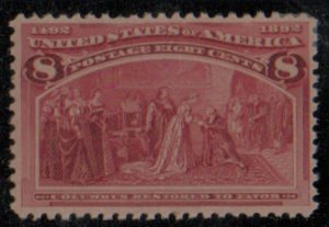 USA #236 VF OG small Hr, fresh color! CHOICE! Retail $50