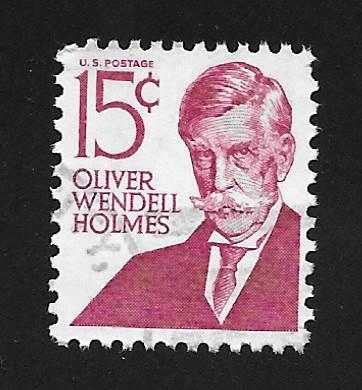 SC# 1288 - (15c) - Oliver Wendell Holmes, used single