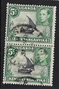 kenya Uganda & Taganyka 67 VFU PAIR 1117G-1