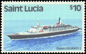 St. Lucia #504-515, Complete Set(12), 1980, Aviation - Airplanes, Ships, Neve...