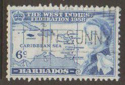 Barbados #249 Used