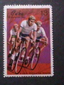 ​CUBA 1969-SPORTS EVENTS  USED STAMP-VF WE SHIP TO WORLD WIDE & COMBINED
