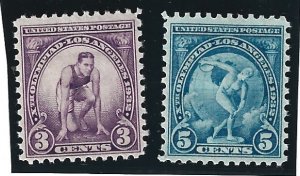 U.S. Scott #718-719 Mint NH Set Olympic Games Issue 2019 CV $4.90