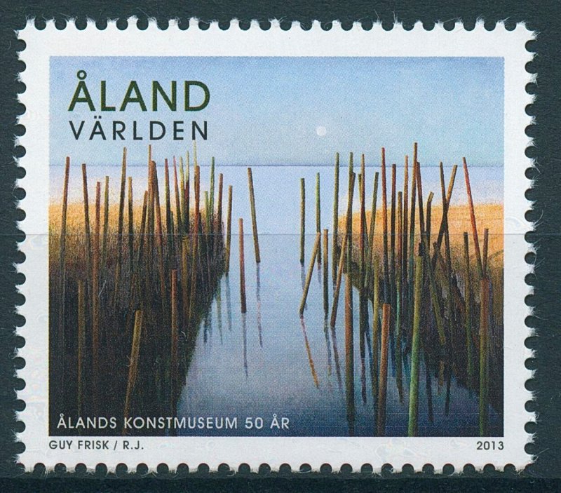 Aland 2013 MNH Aland Art Museum 50 Years 1v Set Museums Paintings Stamps