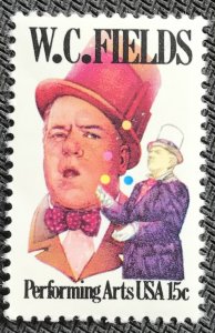 US #1803 MNH Single W. C. Fields SCV $.30 L10