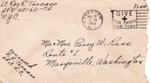 United States A.P.O.'s Soldier's Free Mail 1943 Trenton, N.J. [A.P.O. 4016-D]...