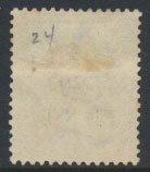 British Honduras SG 29 SC # 24 Used  20c OPT Crown CA see scans and details