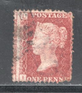 Great Britain 33, Plate #193   F/VF, Used, CV $3.00 ....  2480054
