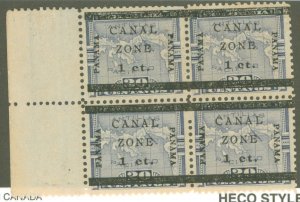 Canal Zone #16b Mint (NH) Multiple