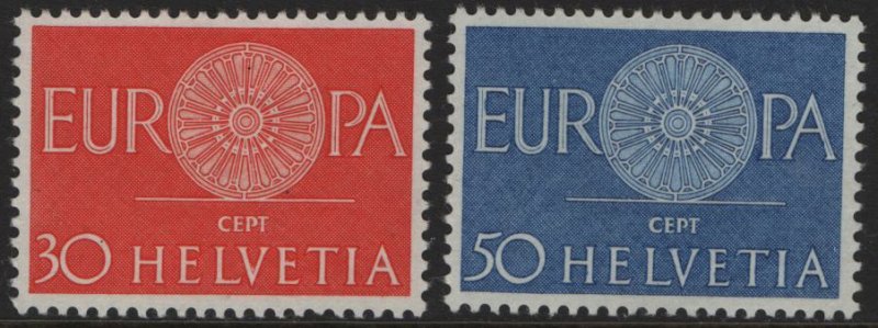 SWITZERLAND, 400-401, SET, MNH, 1960, EUROPA