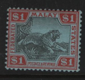 MALAYA, 77, HINGED, 1932-34, TIGER