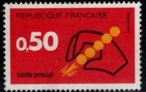 FRANCE Scott 1346 MNH** Postal Code stamp 1972