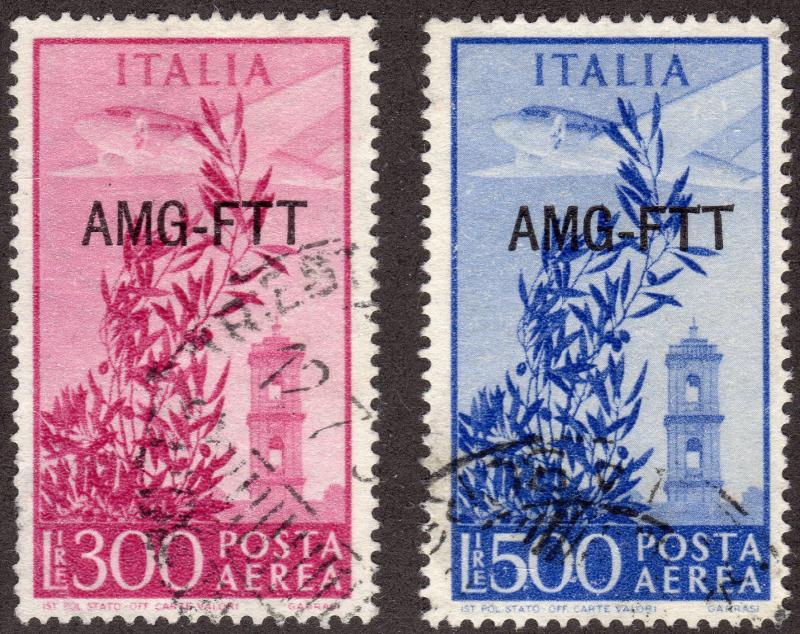 J59 - Italy - Trieste - AMG - Air Post - 1949-52 #C24-25