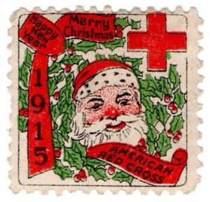 (I.B) US Cinderella : Red Cross Christmas Seal (1915)