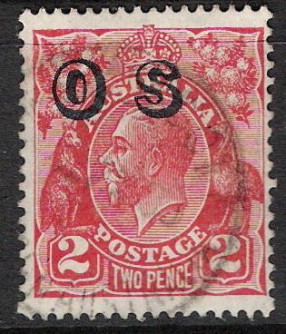 Australia #O8 Overprinted Official KGV Used