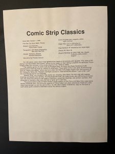 Scott 3000 Comic Strip Classics Souvenir Sheet of 20 Stamps FDI