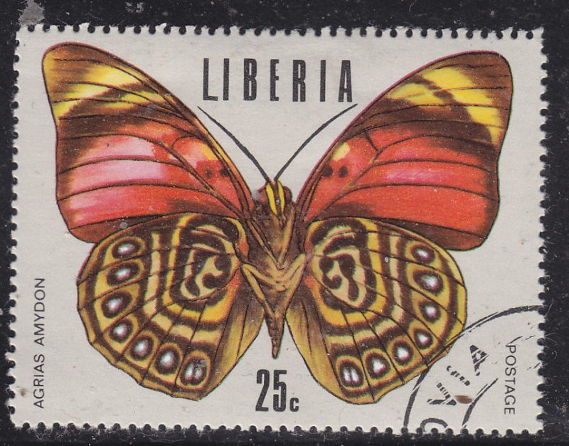 Liberia 687 Tropical Butterflies 1974